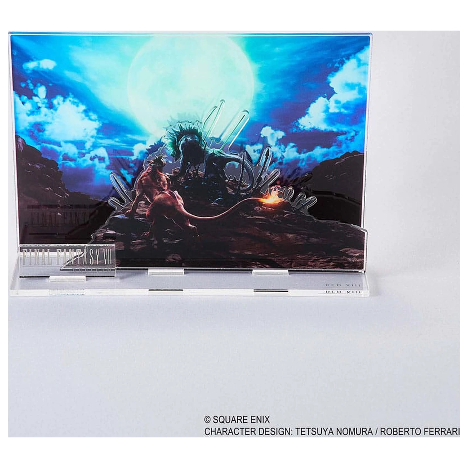 Final Fantasy VII Rebirth Diorama acrilica Red XIII Key Art poza produsului