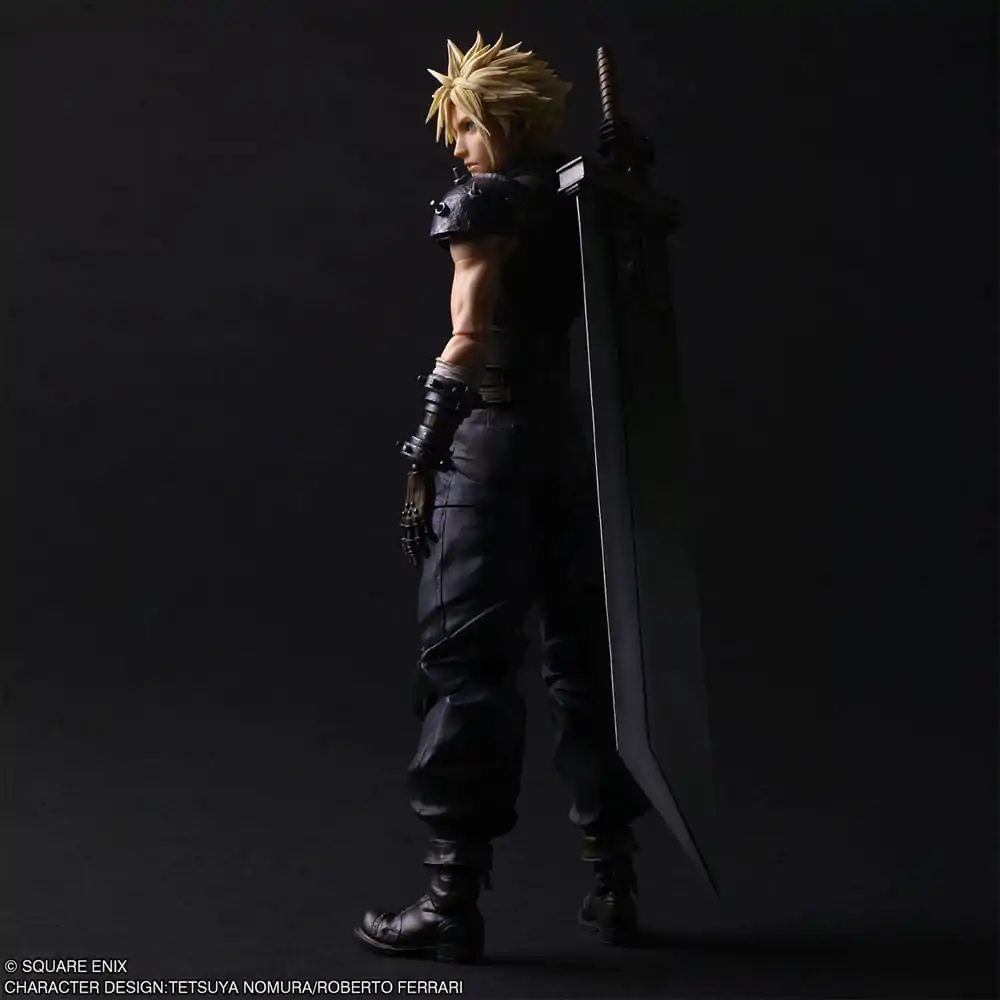 Final Fantasy VII Rebirth Play Arts Shin figurina de actiune Cloud Strife 27 cm poza produsului