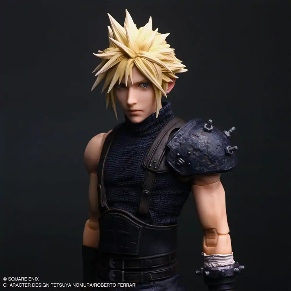 Final Fantasy VII Rebirth Play Arts Shin figurina de actiune Cloud Strife 27 cm poza produsului