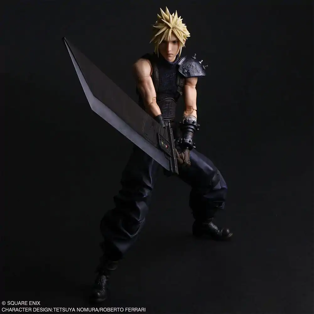 Final Fantasy VII Rebirth Play Arts Shin figurina de actiune Cloud Strife 27 cm poza produsului