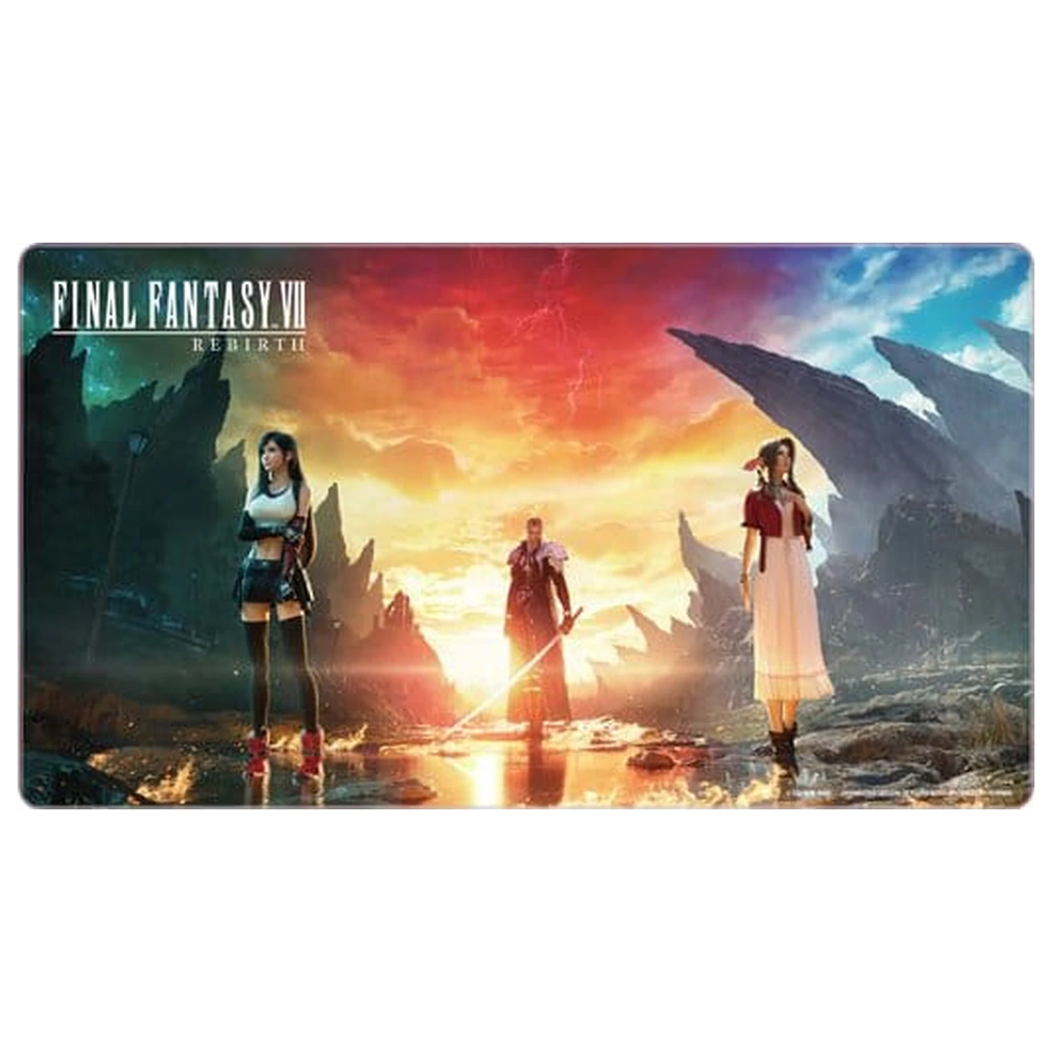 Final Fantasy VII Rebirth Playmat Key Art 61 x 34 cm poza produsului