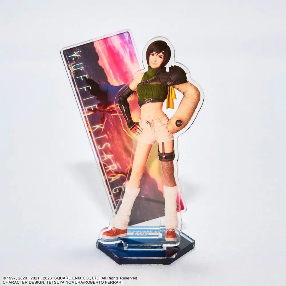 Final Fantasy VII Remake Integrade Figurina Acrilică Yuffie Kisaragi 8 cm poza produsului