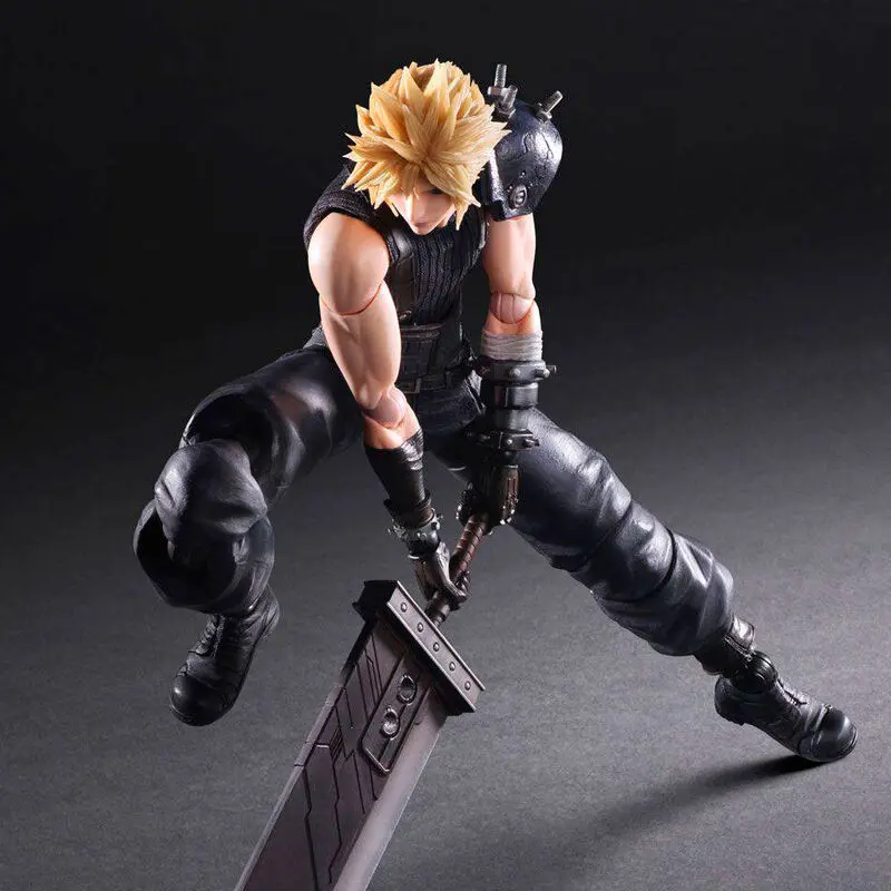 Final Fantasy VII Remake Play Arts Kai Figurina de acțiune Cloud Strife Ver. 2 27 cm poza produsului