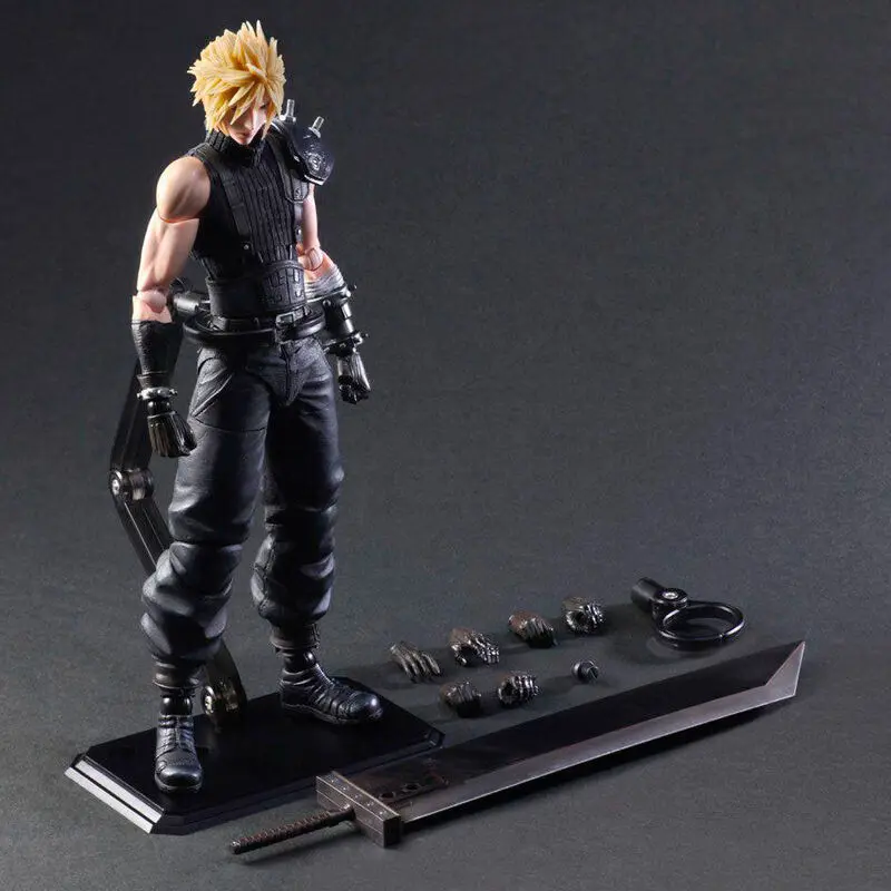 Final Fantasy VII Remake Play Arts Kai Figurina de acțiune Cloud Strife Ver. 2 27 cm poza produsului