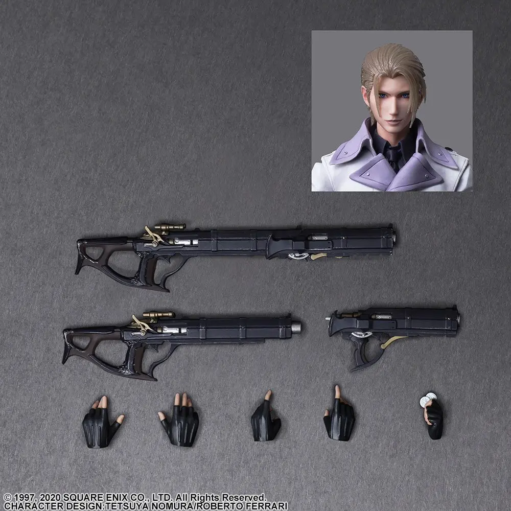 Final Fantasy VII Remake Play Arts Kai figurină de acțiune Rufus 27 cm poza produsului