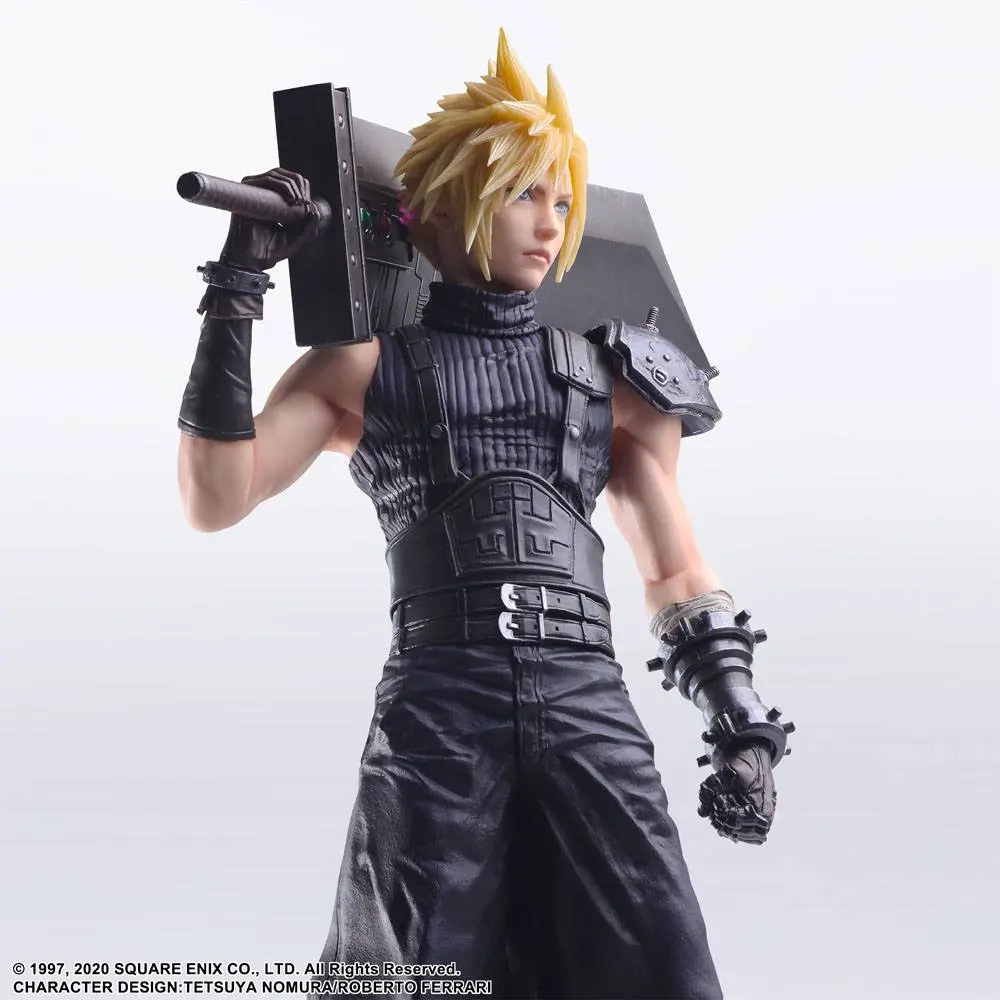 Final Fantasy VII Remake Statuie Static Arts Gallery Cloud Strife 26 cm poza produsului
