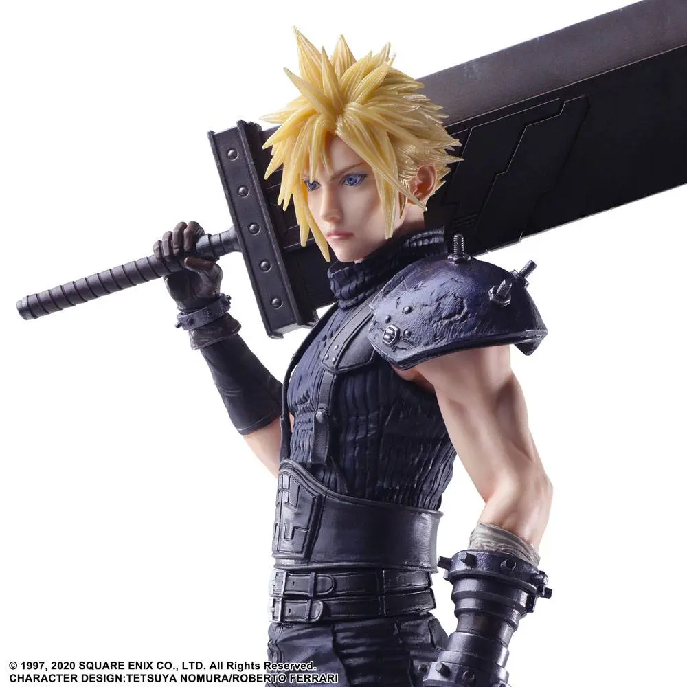Final Fantasy VII Remake Statuie Static Arts Gallery Cloud Strife 26 cm poza produsului