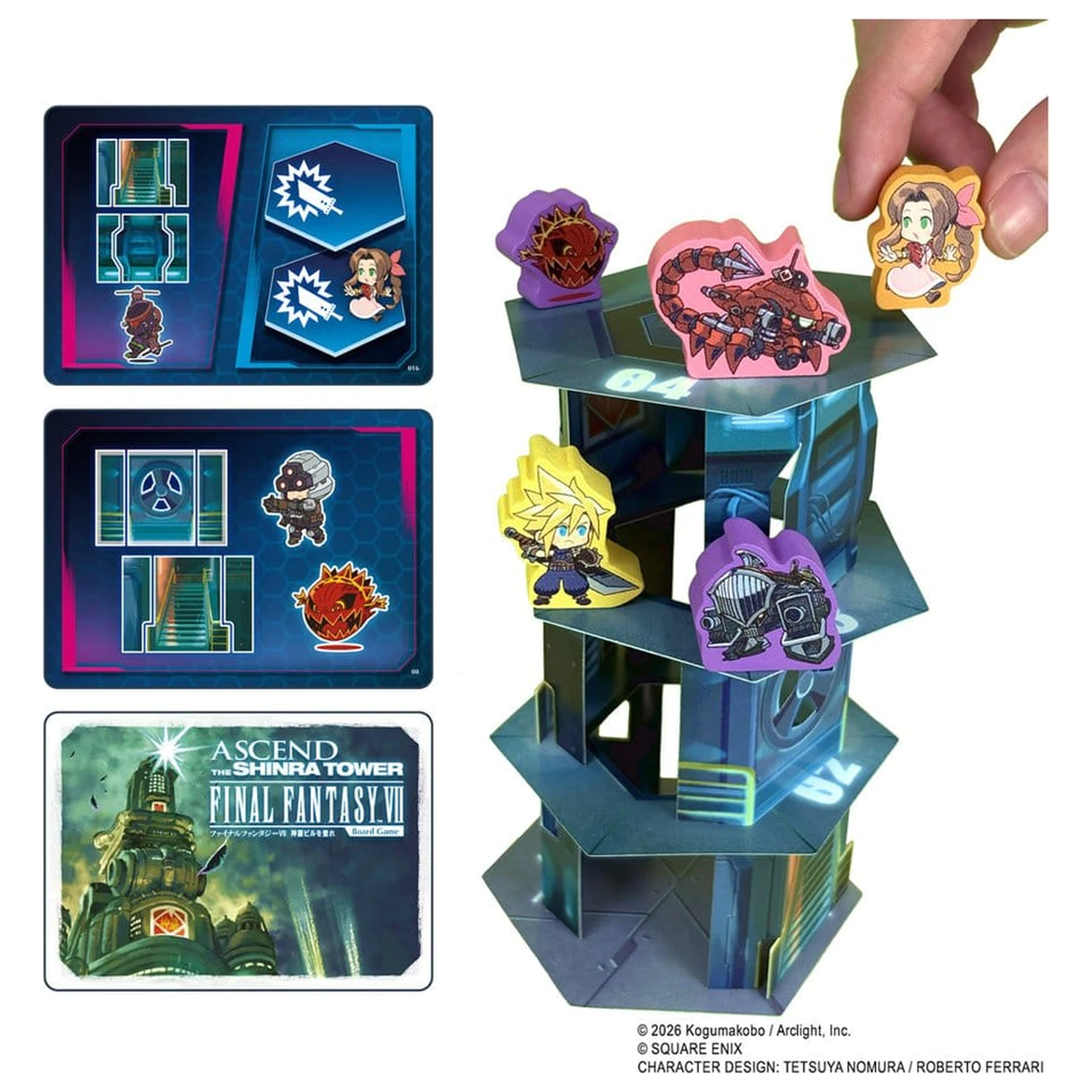 Final Fantasy VII Board Game Ascend The Shinra Tower poza produsului