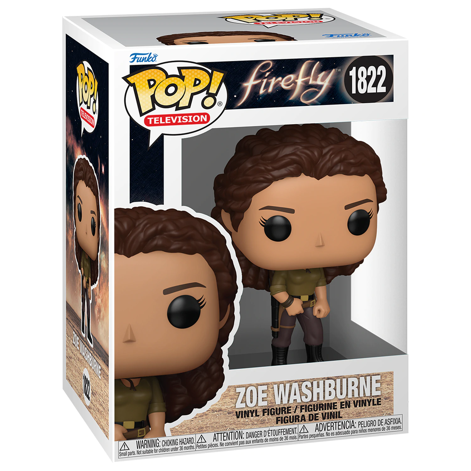Figurine de vinil Firefly Funko POP! TV Zoe Washburne de 9 cm poza produsului