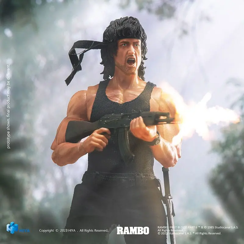 First Blood II Exquisite Super Series figurină de acțiune 1/12 First Blood II John Rambo 16 cm poza produsului
