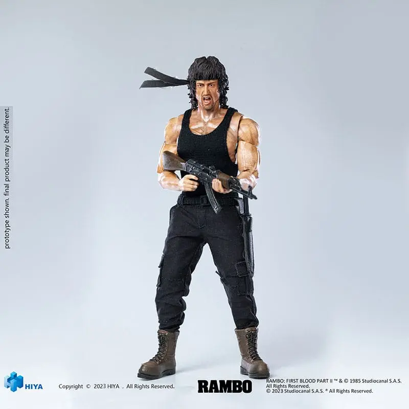 First Blood II Exquisite Super Series figurină de acțiune 1/12 First Blood II John Rambo 16 cm poza produsului