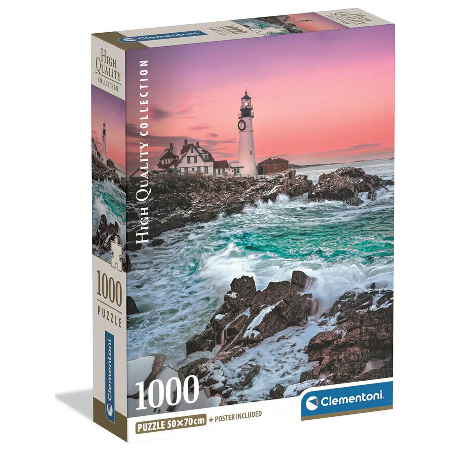First Snow At Portland Head puzzle 1000 piese poza produsului