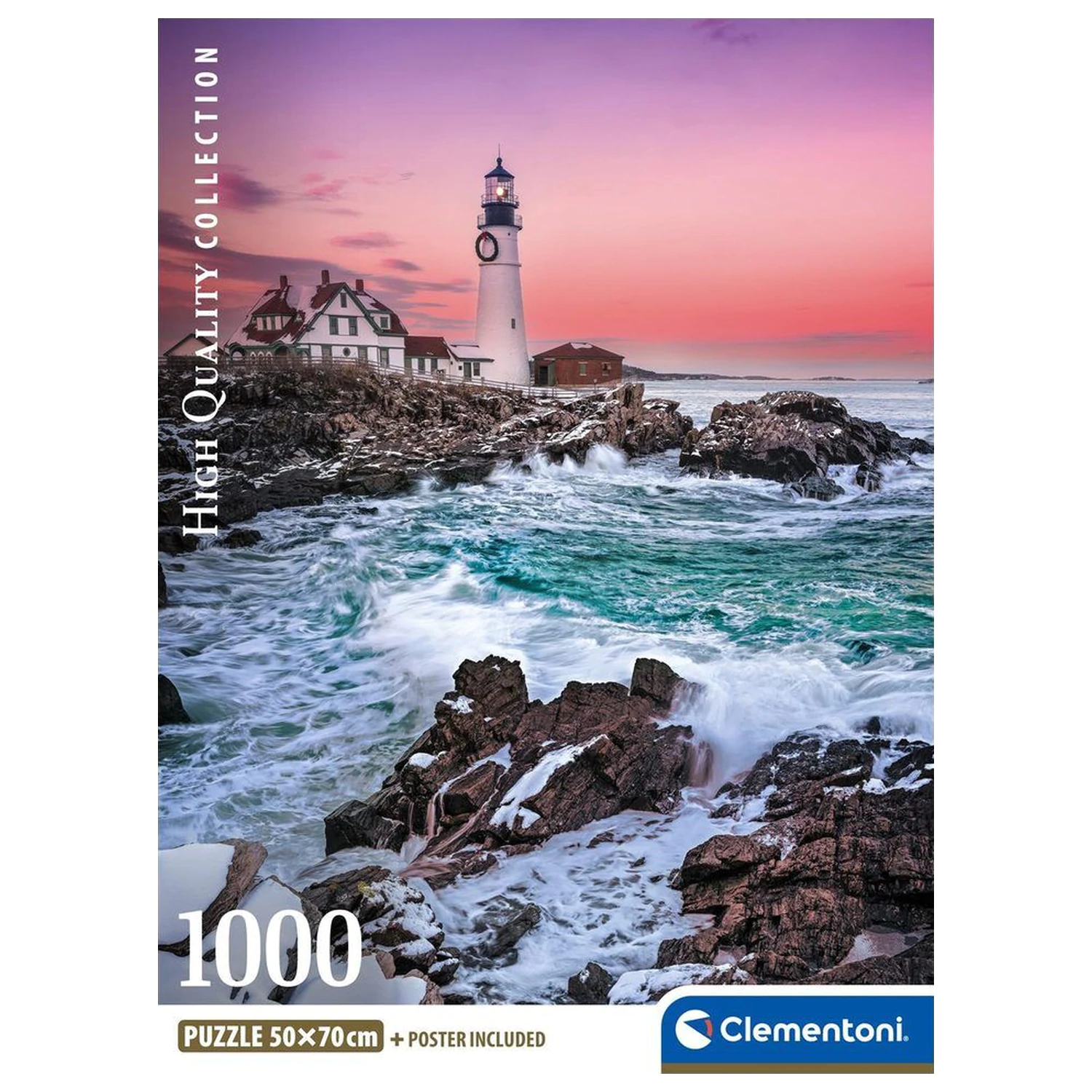 First Snow At Portland Head puzzle 1000 piese poza produsului