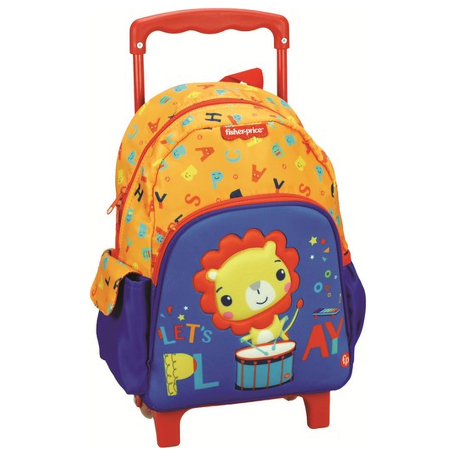 Fisher-Price Let's Play Rolling Preschool Rucsac, Geanta 31 cm poza produsului