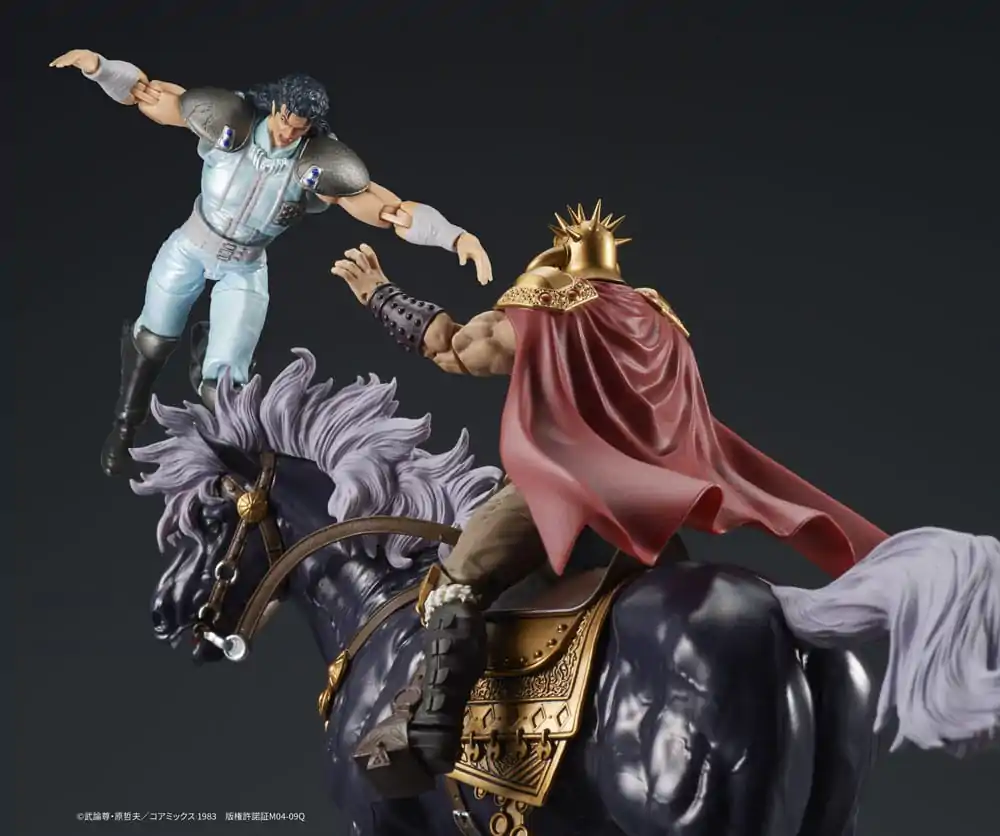 Set figurine de acțiune Fist of the North Star Digaction Raoh & Kukuoh 12 cm poza produsului