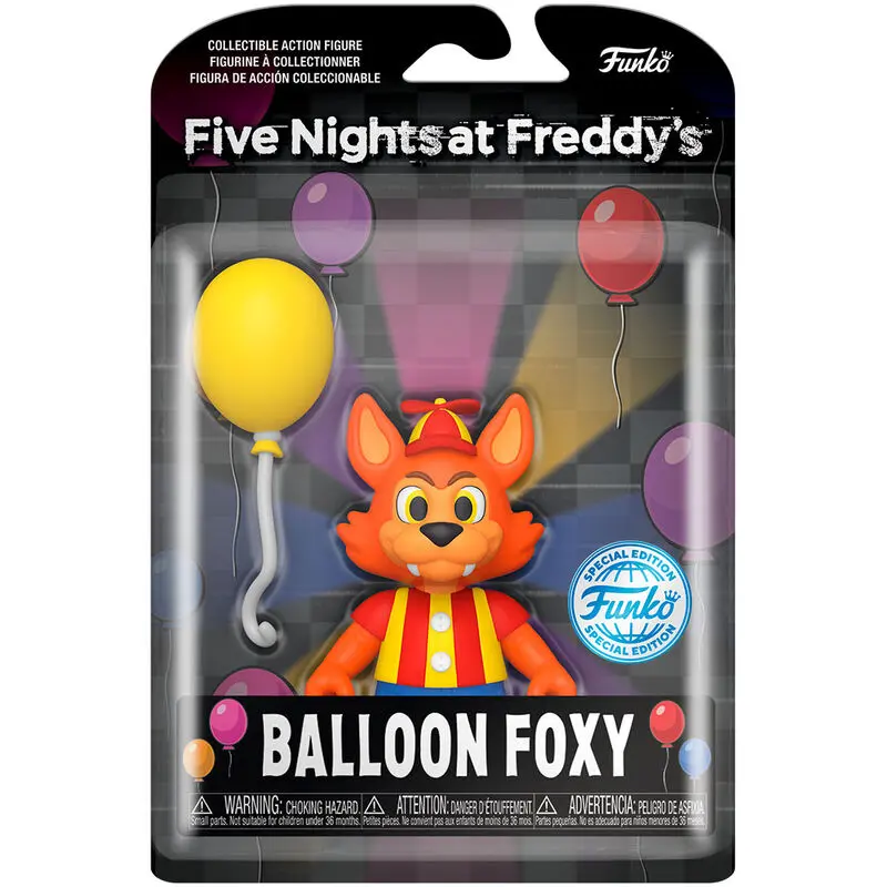 Figurină de acțiune Five Nights at Freddy's Balloon Foxy 13 cm poza produsului