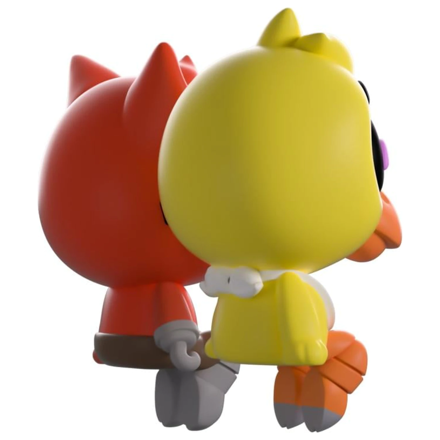 Figurine Five Nights at Freddy's Chica & Foxy Monitor Buddiez 6 cm poza produsului