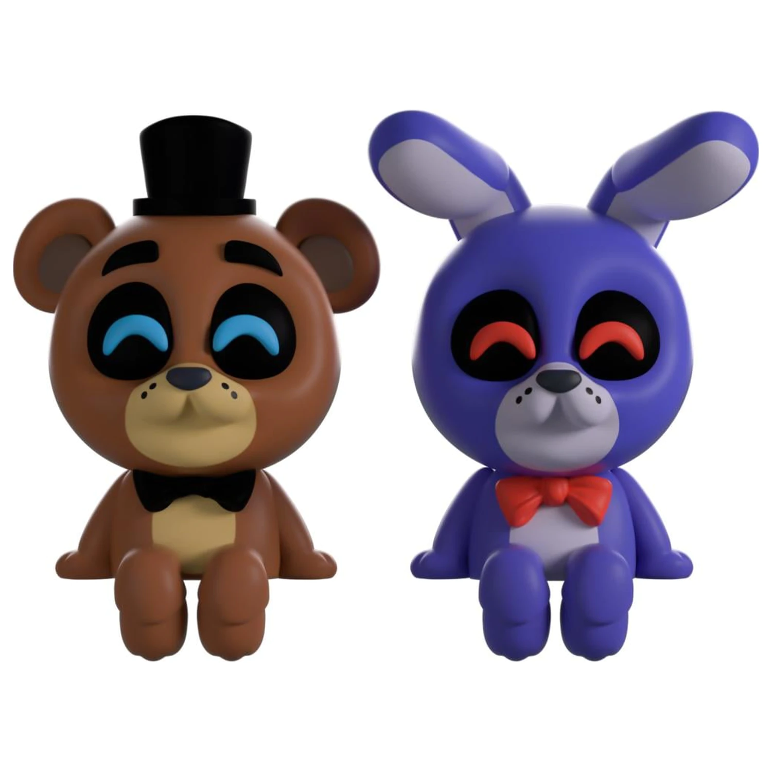 Figurine Five Nights at Freddy's Freddy & Bonnie Monitor Buddiez 6 cm poza produsului