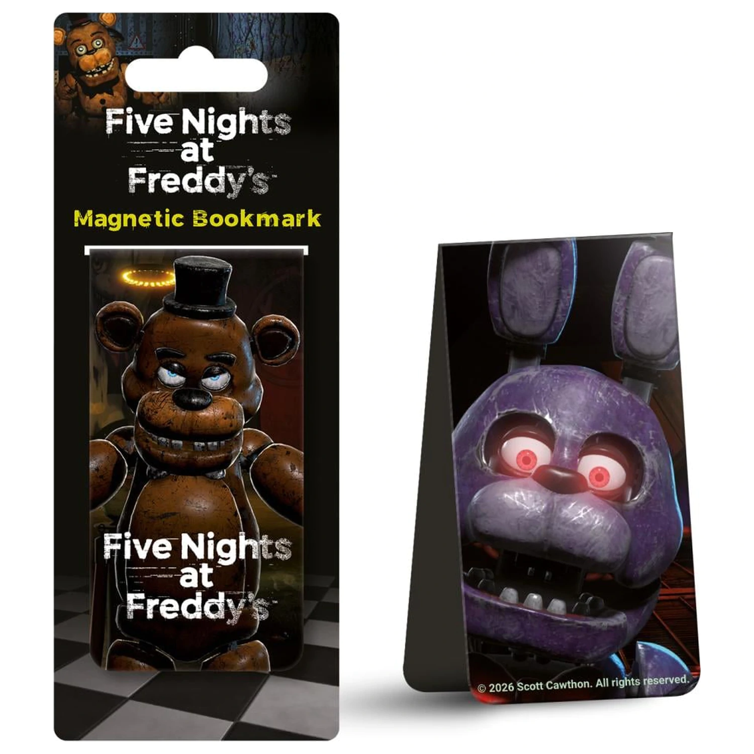 Semn de carte magnetic Five Nights at Freddy's Freddy poza produsului
