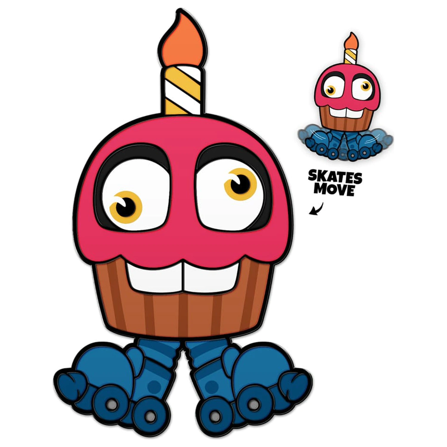 Five Nights at Freddy's Pin Party Mr Cupcake de 5 cm poza produsului