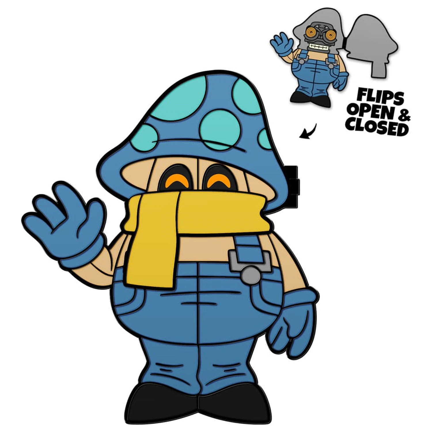 Five Nights at Freddy's Reveal Pin Badge Mimic Mycellium Man 5 cm poza produsului