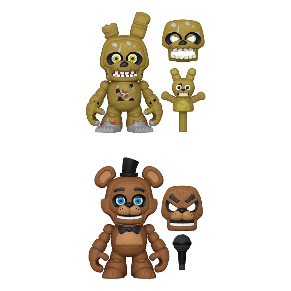 Figurine de acțiune cu mecanism Five Nights at Freddy's Freddy & Springtrap 9 cm poza produsului