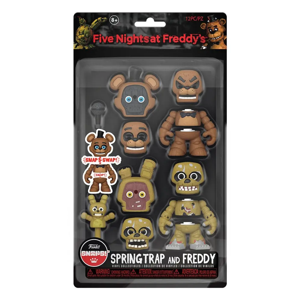 Figurine de acțiune cu mecanism Five Nights at Freddy's Freddy & Springtrap 9 cm poza produsului