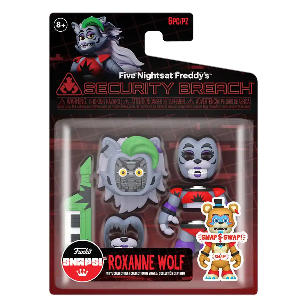 Five Nights at Freddy's Figurina de acțiune Snap Glamrock Roxanna 9 cm poza produsului