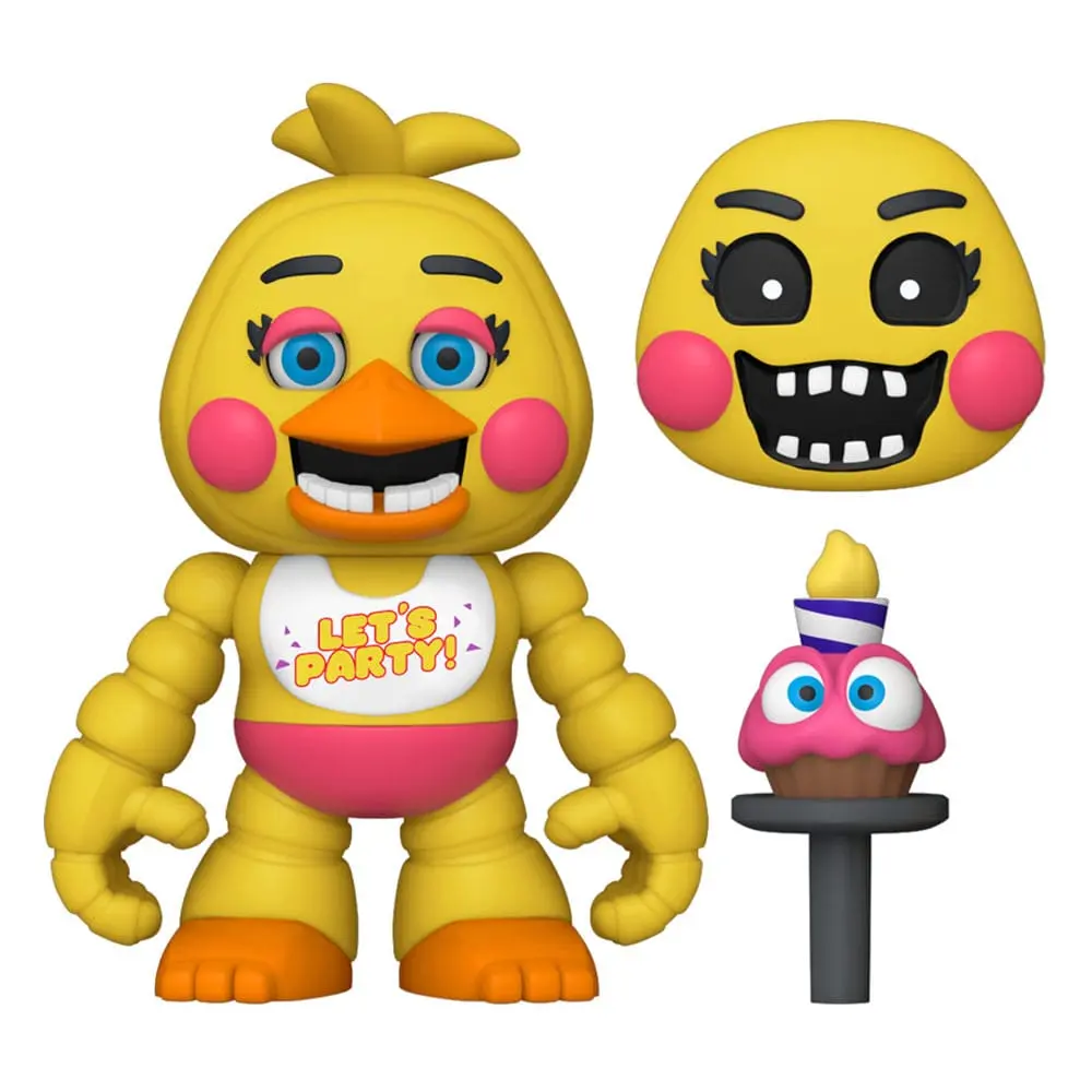 Five Nights at Freddy's Snap Action Figurine Nightmare Chica & Toy Chica 9 cm poza produsului