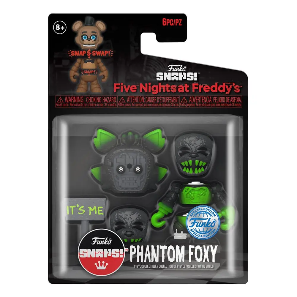 Figurină cu acțiune rapidă Five Nights at Freddy's Phantom Foxy 9 cm poza produsului