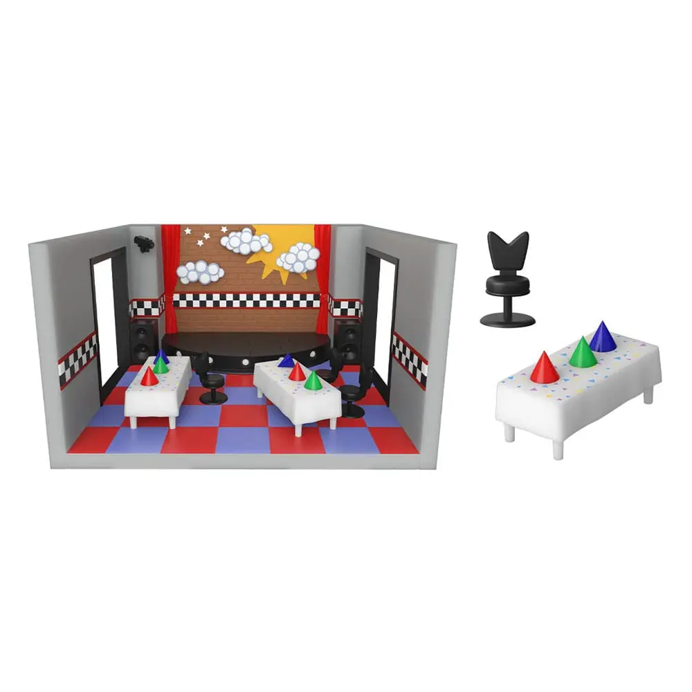 Five Nights at Freddy's Snap Playset si Figurina de Actiune Scena cu Freddy (GD) 9 cm poza produsului