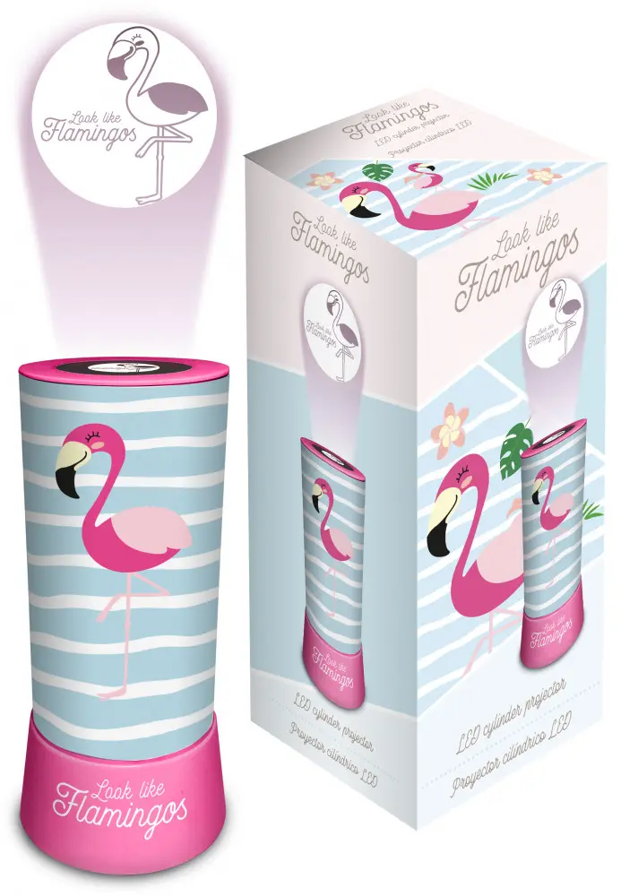 Proiector Flamingo 2-in-1, Lampă, Lumină de Noapte poza produsului