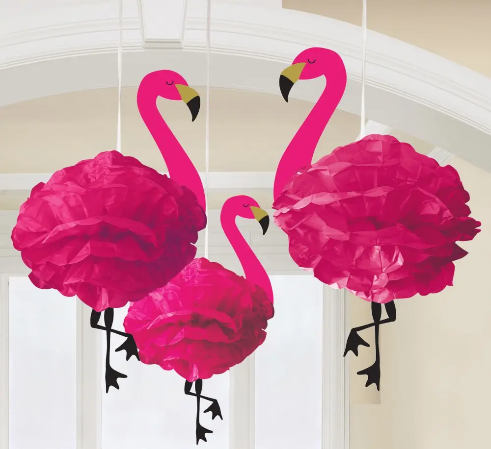 Flamingo Decoratiune Agatatoare, Set de 3 bucati poza produsului