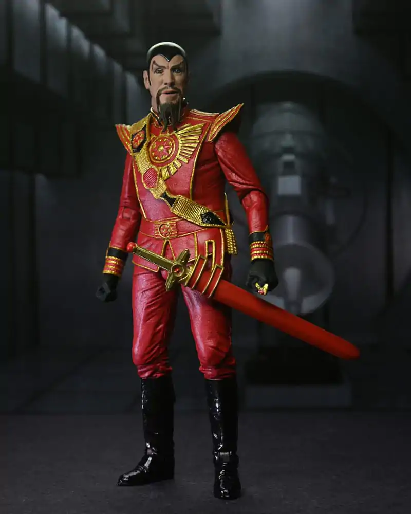 Figurină de acțiune Flash Gordon (1980) Ultimate Ming (Echipament Militar Roșu) 18 cm poza produsului