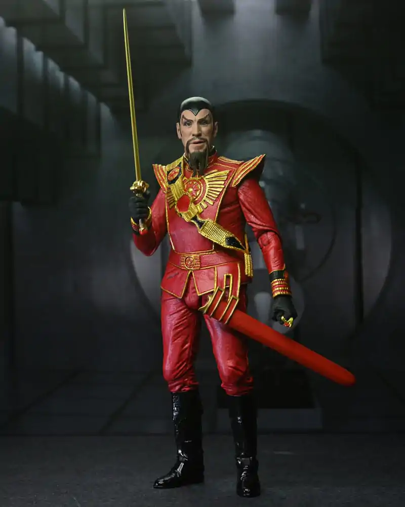 Figurină de acțiune Flash Gordon (1980) Ultimate Ming (Echipament Militar Roșu) 18 cm poza produsului