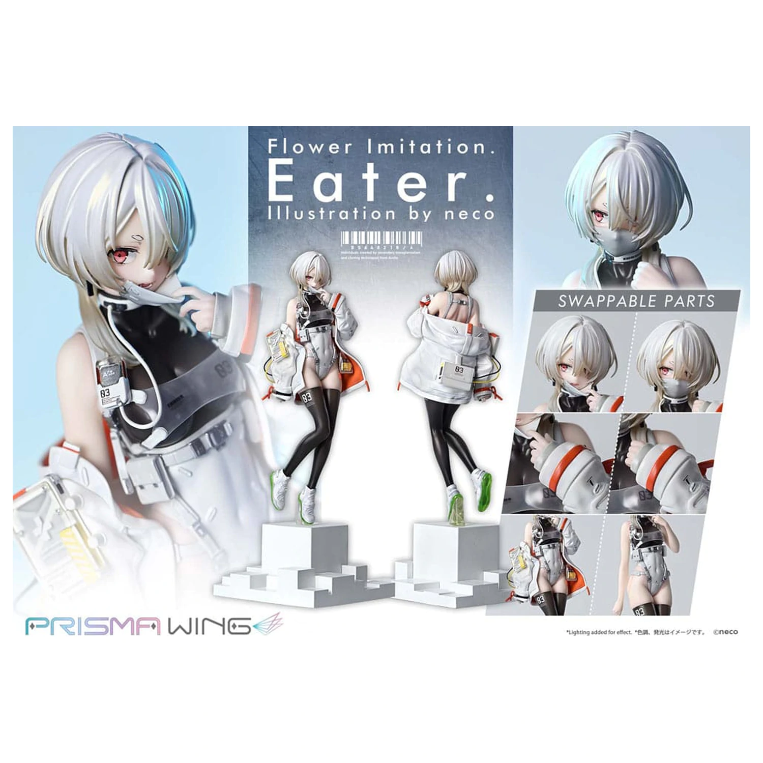 Flower Imitation Prisma Wing PVC Statuie 1/7 Eater Illustration by neco 32 cm poza produsului