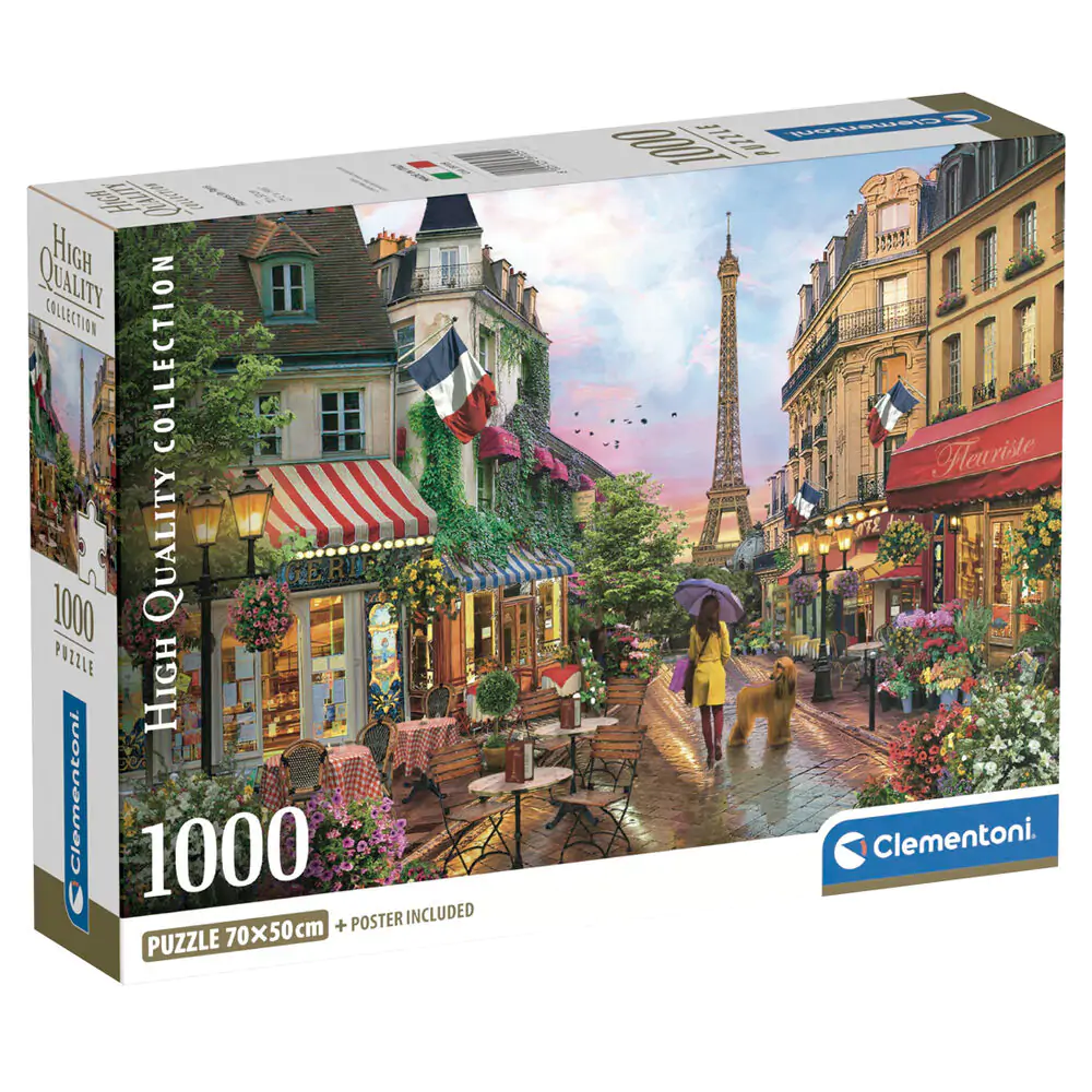 Flowers in Paris puzzle 1000 piese poza produsului