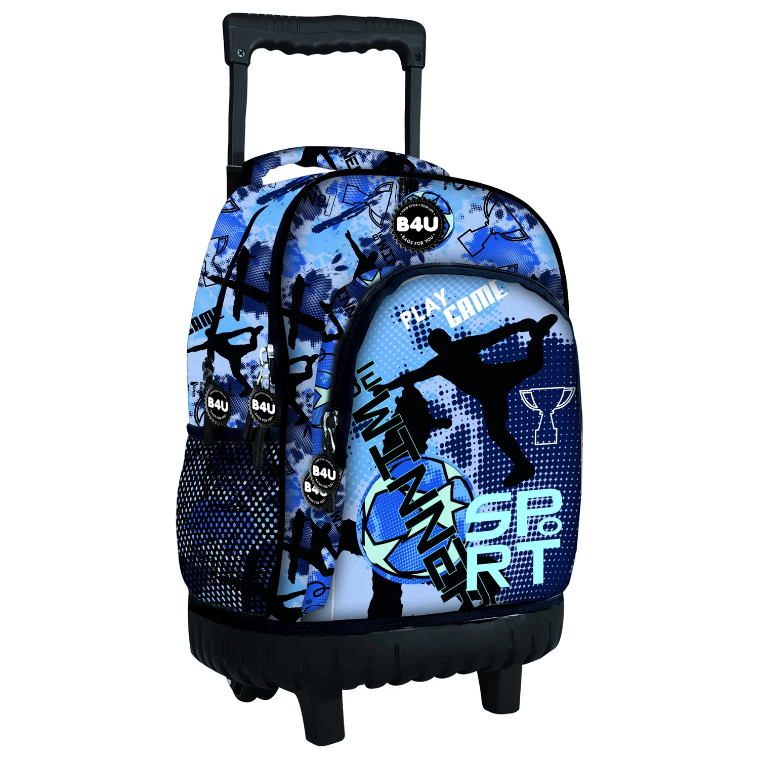 Soccer Be Winner Premium Rucsac scolara cu roti, Geanta 44 cm poza produsului