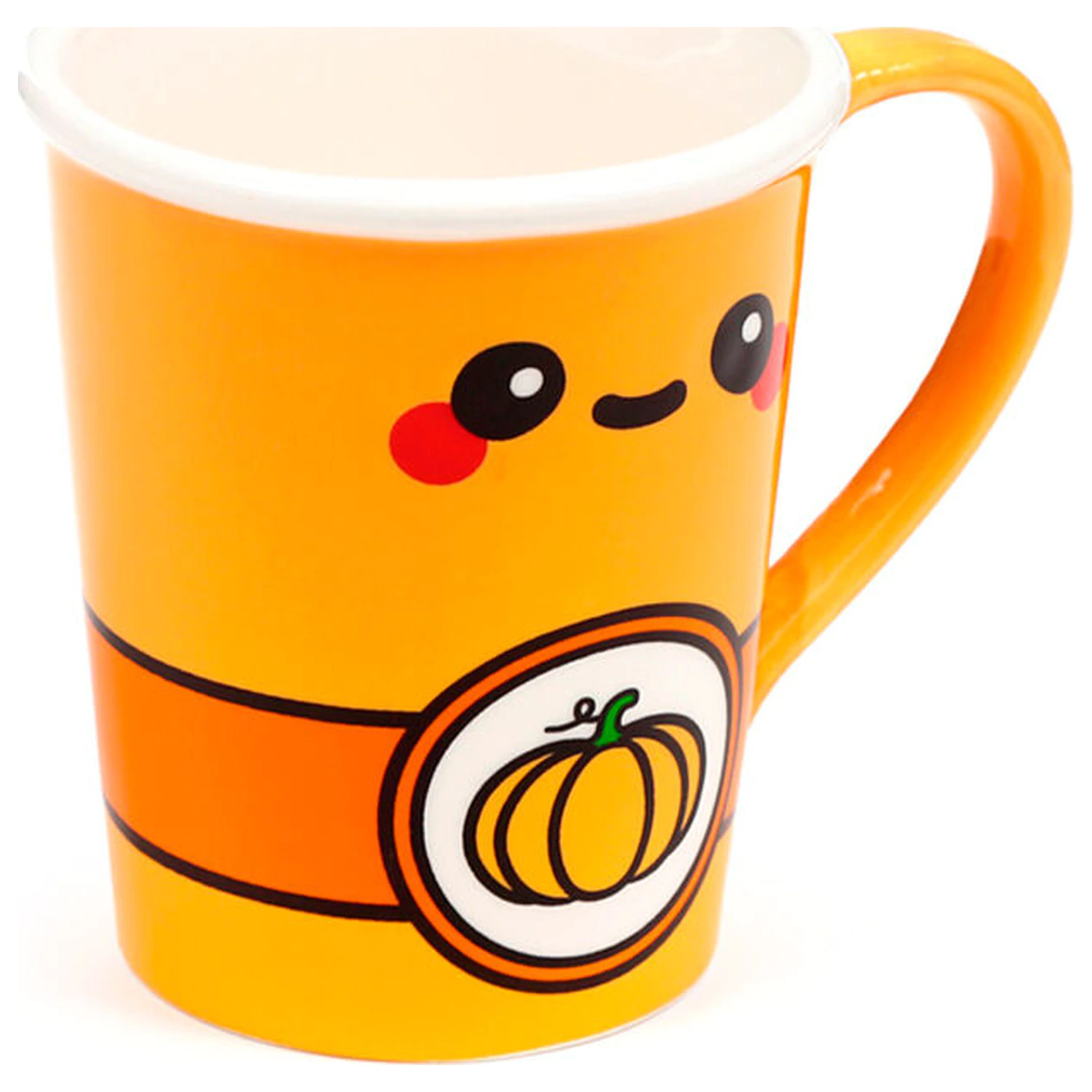 Foodiemals Latte cana din ceramica cu capac in forma de dovleac cu capacitate 325ml poza produsului