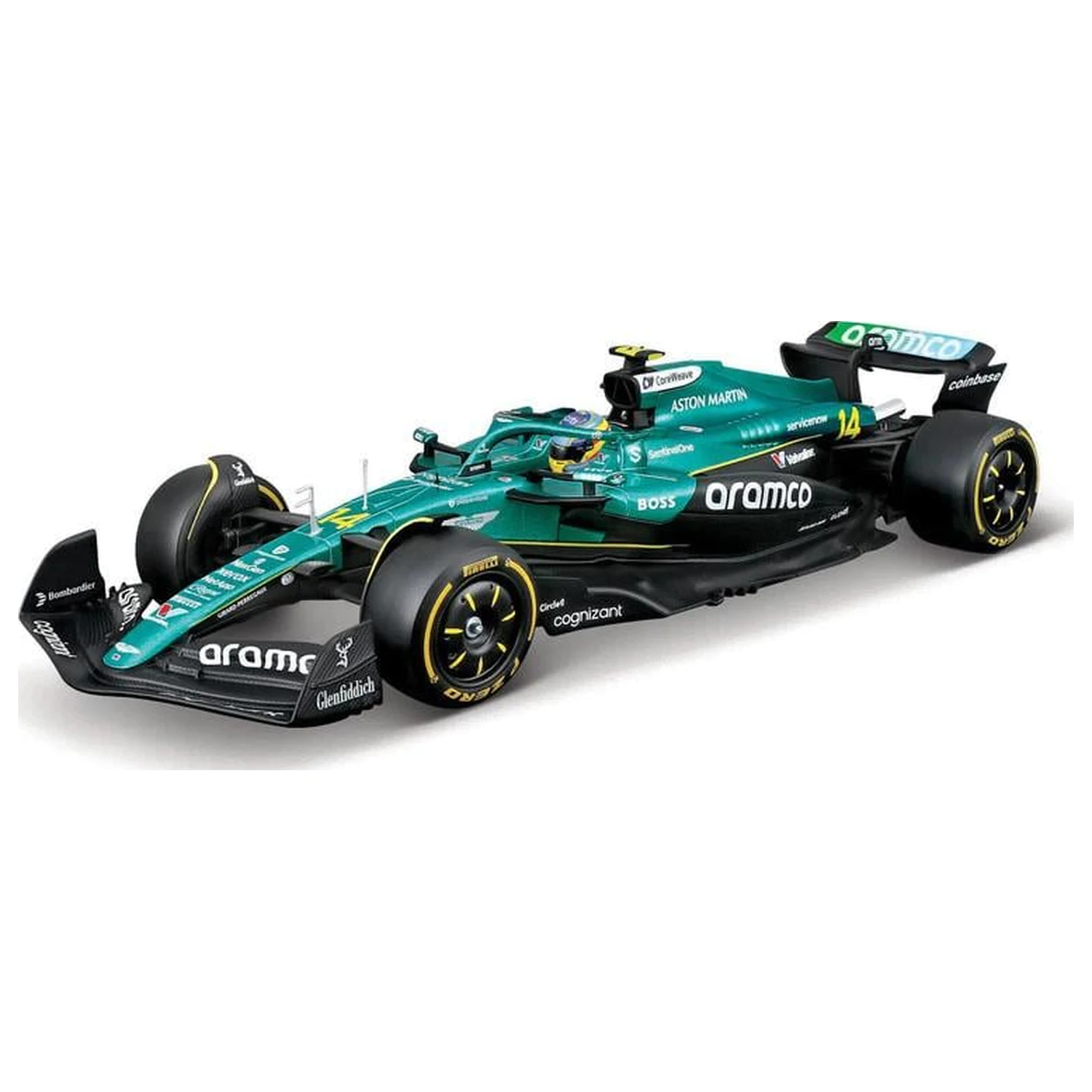 Formula 1 F1 Aston Martin AMR 25 2025 Alonso model turnat sub presiune 1/24 poza produsului
