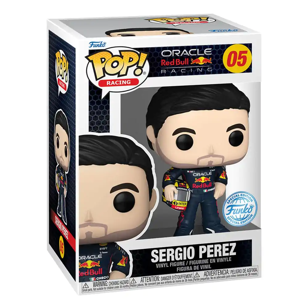 Formula 1 Funko POP! Figurina de vinil Racing Sergio Perez cu cască Ediție Exclusivă 9 cm poza produsului