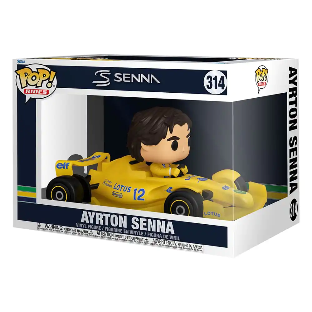 Formula 1 Funko POP! Rides Deluxe Figurina Vinil Lotus - Ayrton Senna 9 cm poza produsului