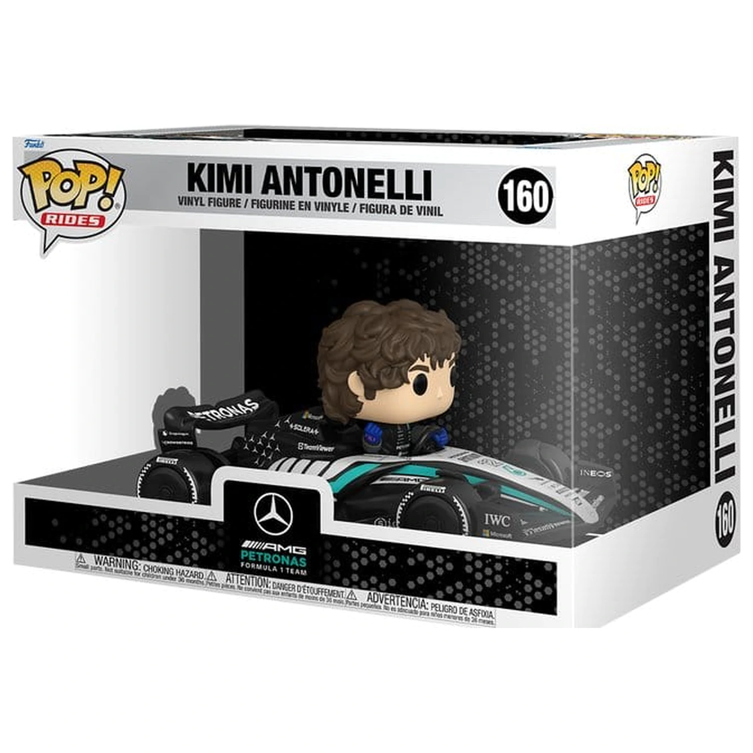 Formula 1 Funko POP! Rides Super Deluxe figurina din vinil Mercedes Benz - KIMI 15 cm poza produsului