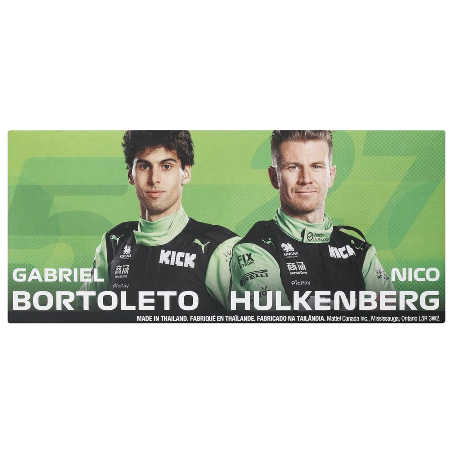 Formula 1 Hot Wheels Vehicule Premium Die-Cast Pachet de 2 bucati 1/64 KICK Sauber Team poza produsului