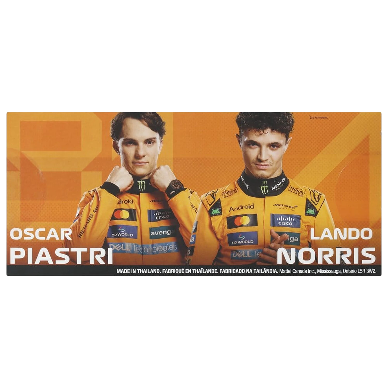 Formula 1 Hot Wheels Premium Die-Cast Vehicul pachet de 2 bucati 1:64 Team McLaren poza produsului