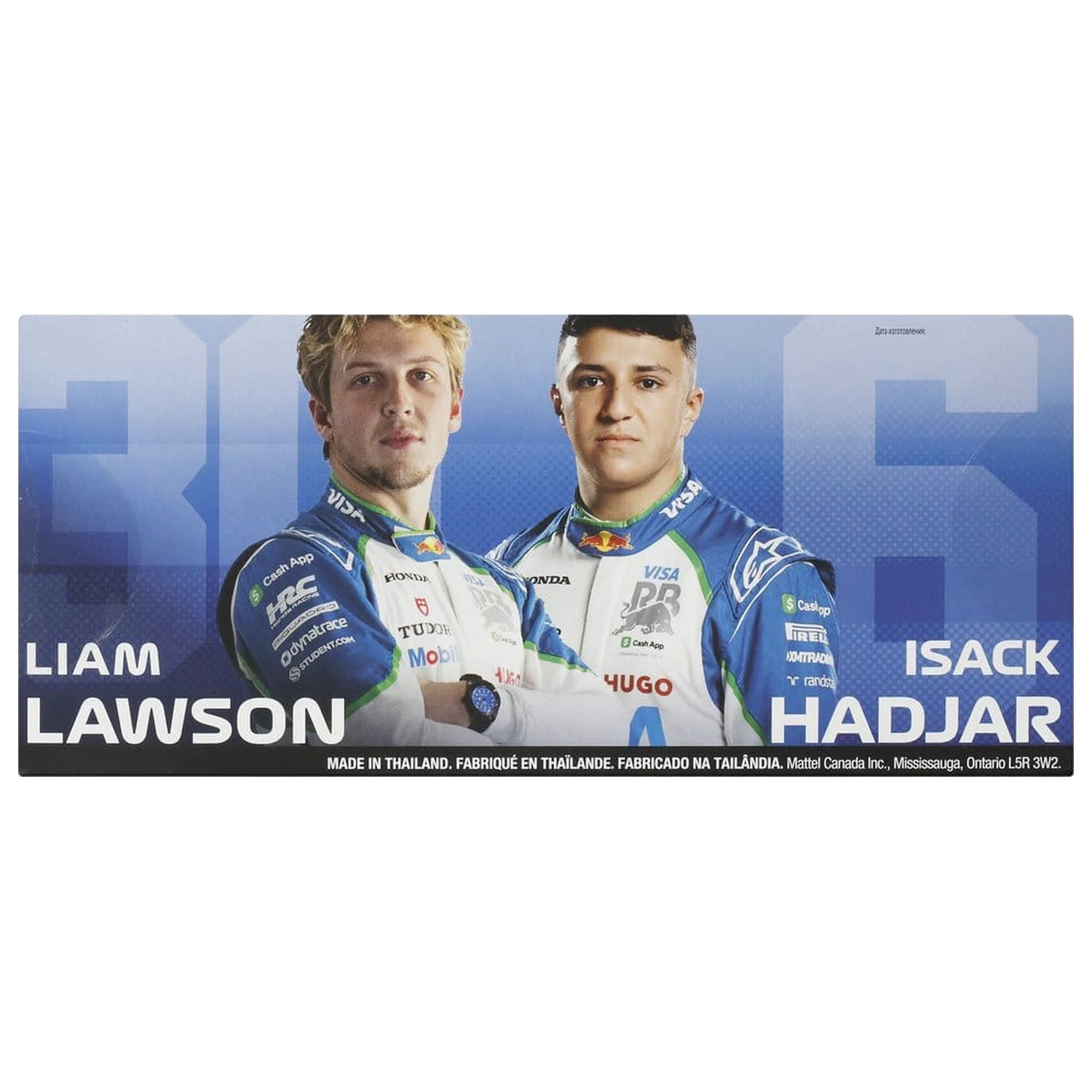 Formula 1 Hot Wheels Premium Die-Cast Vehicle 2-Pack 1:64 Team Visa Cash App Racing Bulls poza produsului