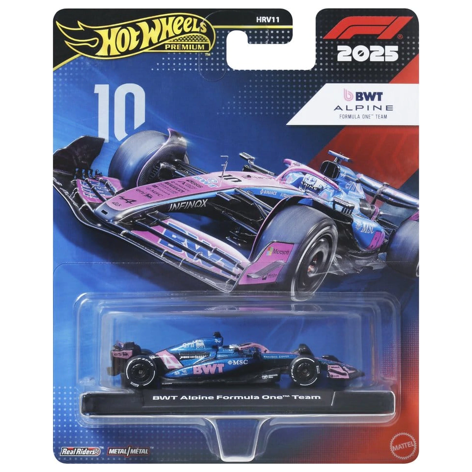 Formula 1 Hot Wheels Premium Die-Cast Vehicle 1:64 Team Alpine: Driver 1 poza produsului
