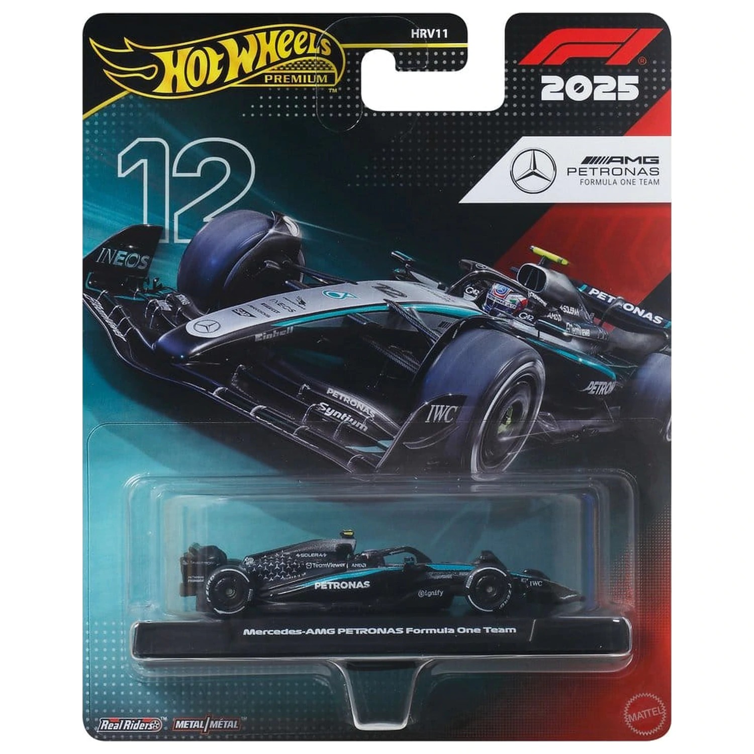 Formula 1 Hot Wheels Premium Vehicul turnat sub presiune 1/64 Team Mercedes Benz poza produsului