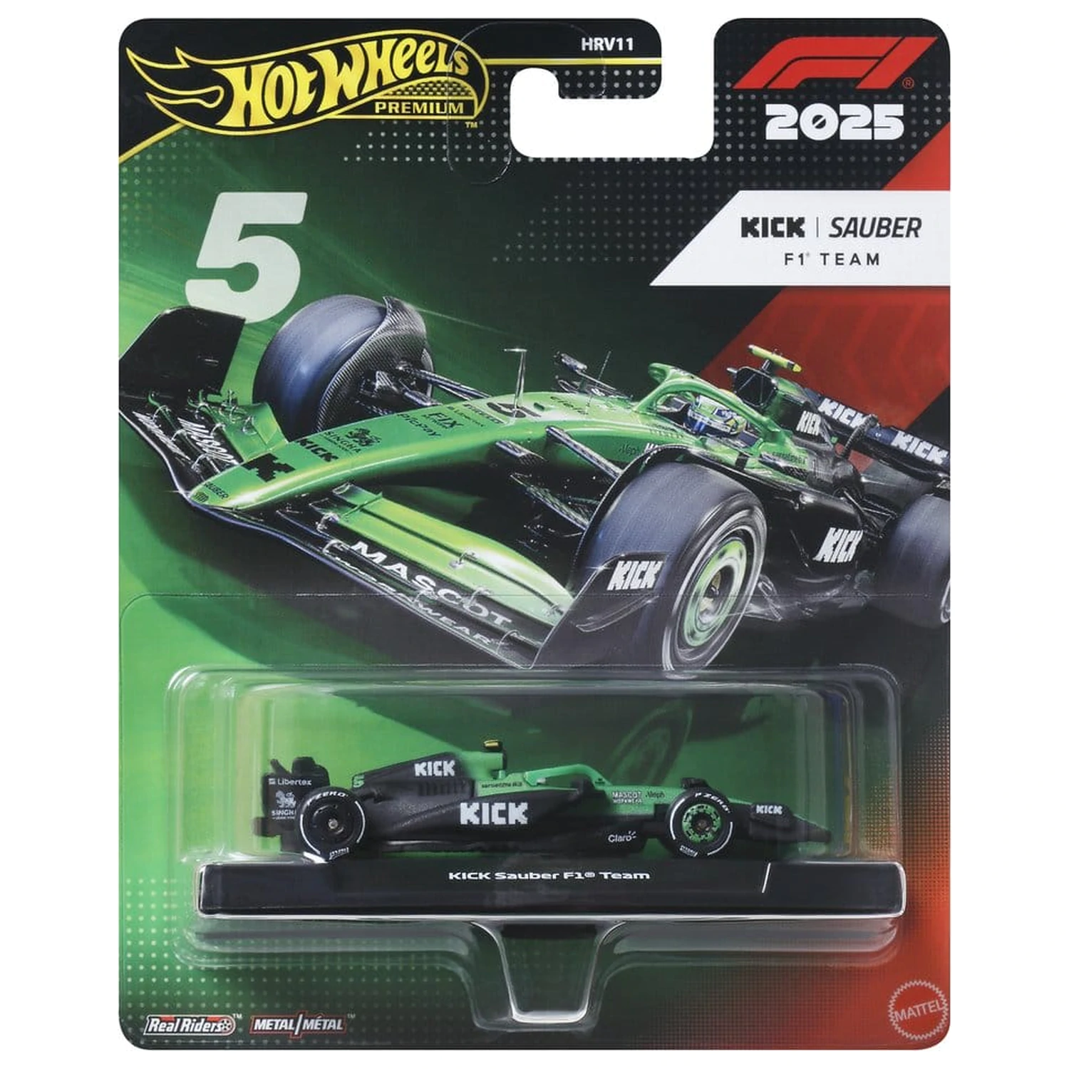 Formula 1 Hot Wheels Premium Die-Cast Vehicul 1:64 Team Sauber: Driver 2 poza produsului