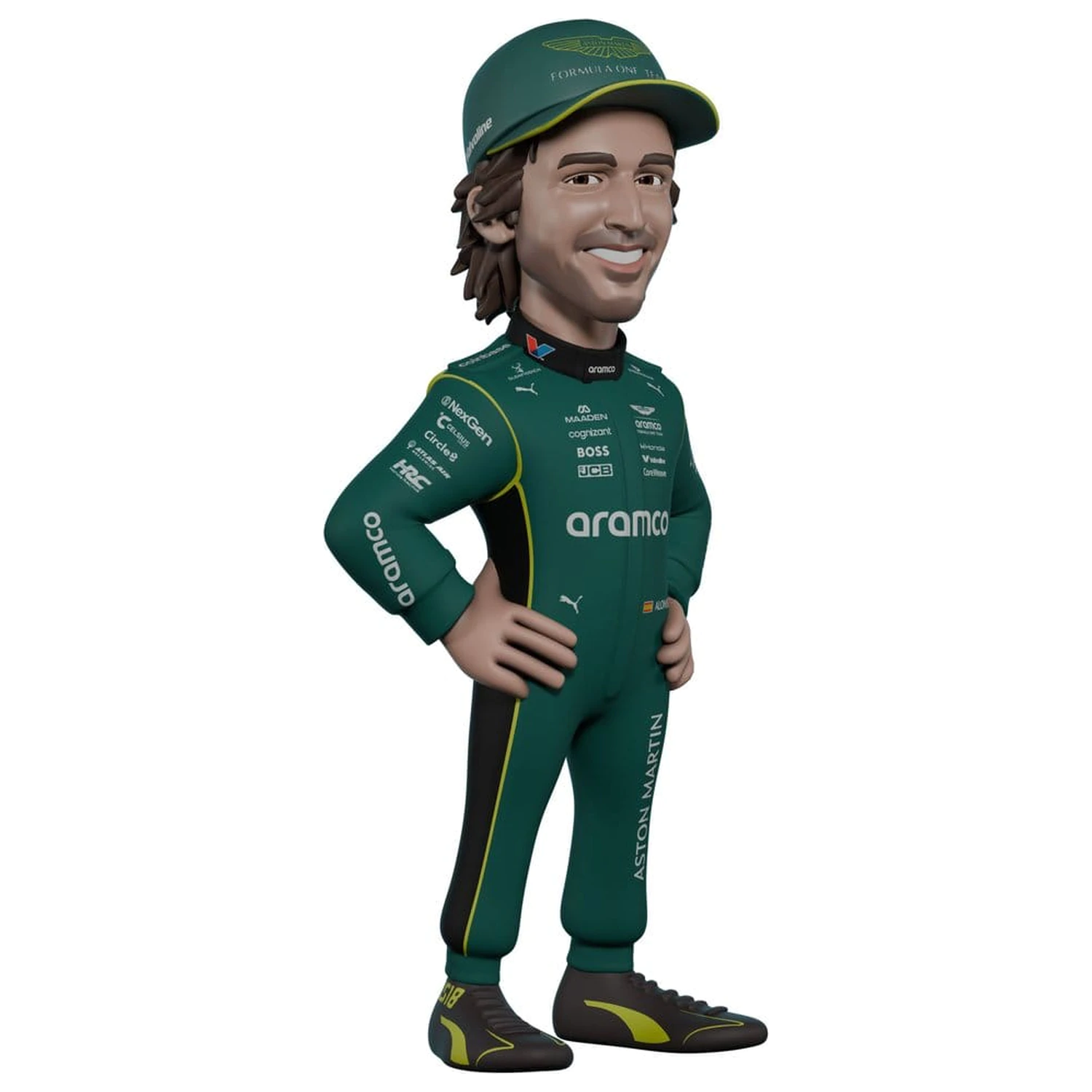 Formula 1 Minix Figurina Fernando Alonso (Aston Martin) 12 cm poza produsului